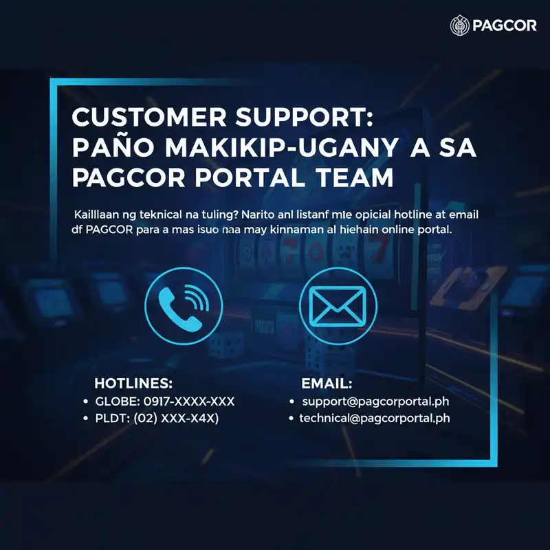 Customer Support Pagcor Portal Team Assistance