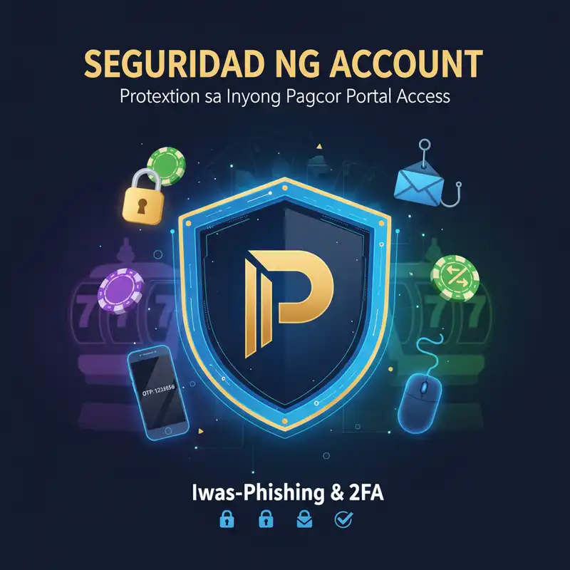 Seguridad ng Account sa Pagcor Portal